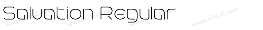 Salvation Regular字体转换 Salvation Regular字体转换